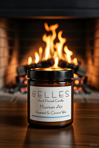 Mountain Air Scented Candle - Vegan-Friendly Cruelty-Free Fresh Alpine Luxury